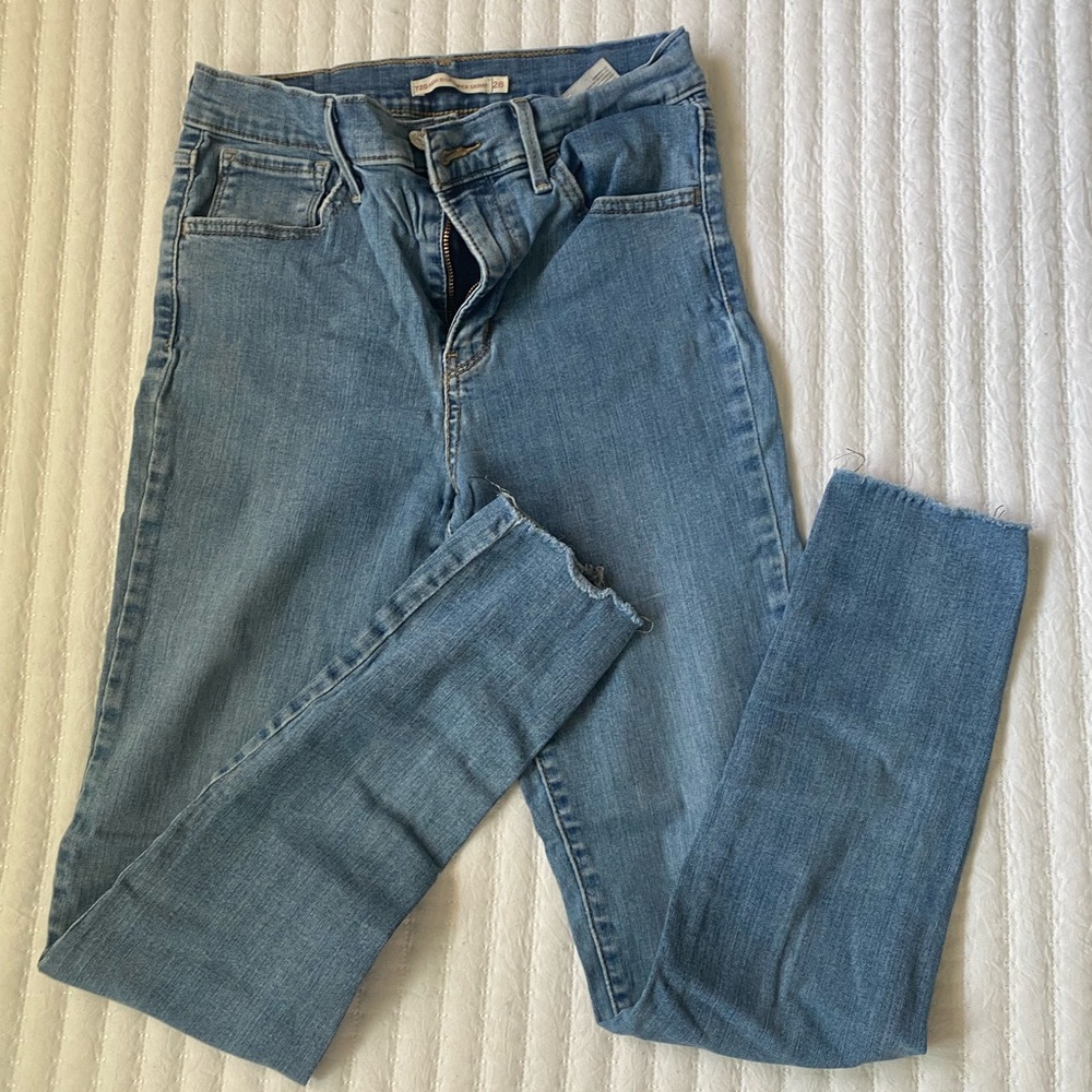 Levi’s, High Rise Super Skinny, Size 28
